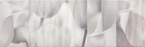 Płytka dekoracyjna Tulip Grey Inserto 25x75 G.1