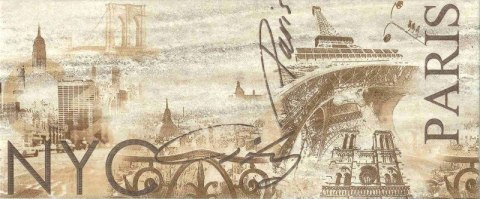 Dekor Quarz Paris 25x60 G.1 Dekor Quarz Paris 25x60 G.1