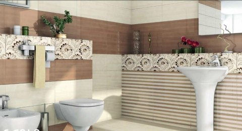 Dekor Scala Cream Geo 25x60 G.1 Dekor Scala Cream Geo 25x60 G.1