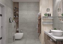 Gres CONCRETE Grigio 30x60 rektyfikowany G.1