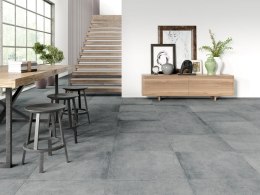 Gres CONCRETE Nero 60x60 rektyfikowany G.1