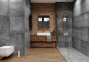 Gres CONCRETE Nero 60x60 rektyfikowany G.1