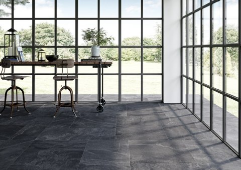 Gres SLATE BLACK 60x60 rektyfikowany G.1 Gres SLATE BLACK 60x60 rektyfikowany G.1