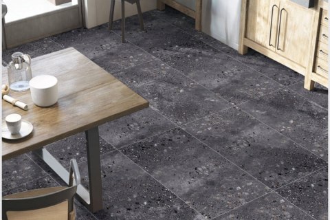 Gres Terazzo Anthracite 60x120 G.1 MAT rektyfikowany Gres Terazzo Anthracite 60x120 G.1 MAT rektyfikowany