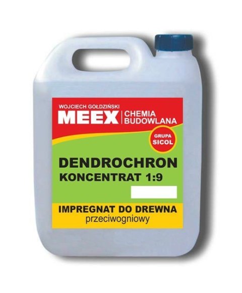 Impregnat do drewna Dendrochron przeciwogniowy Koncentrat 1:9 MEEX 1 L