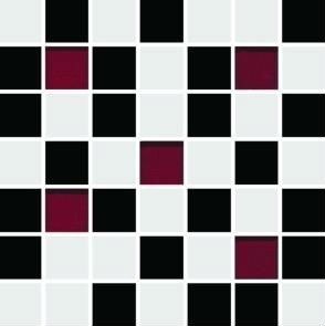 Michelle MOZAIKA white - black 20x20 Michelle MOZAIKA white - black 20x20