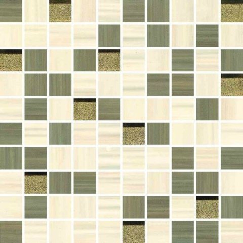 Mozaika Sensa olive 25x25