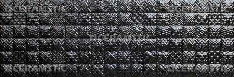 Płytka dekoracyjna Dekor Opp! Lace Black DGL.281.L2 90x30cm G.1