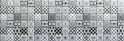 Płytka dekoracyjna Dekor Opp! Lace Black&White DGL.281.L1 90x30cm G.1 Płytka dekoracyjna Dekor Opp! Lace Black&White DGL.281.L1 90x30cm G.1