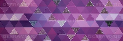 Płytka dekoracyjna Dekor Opp! Multicolor Violet DGL.281.M3 90x30cm G.1