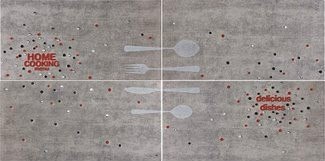 Płytka dekoracyjna dekor Metro 4 Grafit 4-el. 30x60 G.1 Płytka dekoracyjna dekor Metro 4 Grafit 4-el. 30x60 G.1