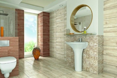 Płytka ścienna Board Cream 25x60 Płytka ścienna Board Cream 25x60