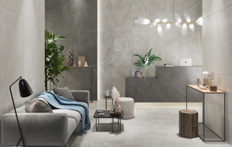 Gres Leon Anthracite 60x120 mat rektyfikowany G.1 Gres Leon Anthracite 60x120 mat rektyfikowany G.1